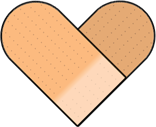 bandage heart